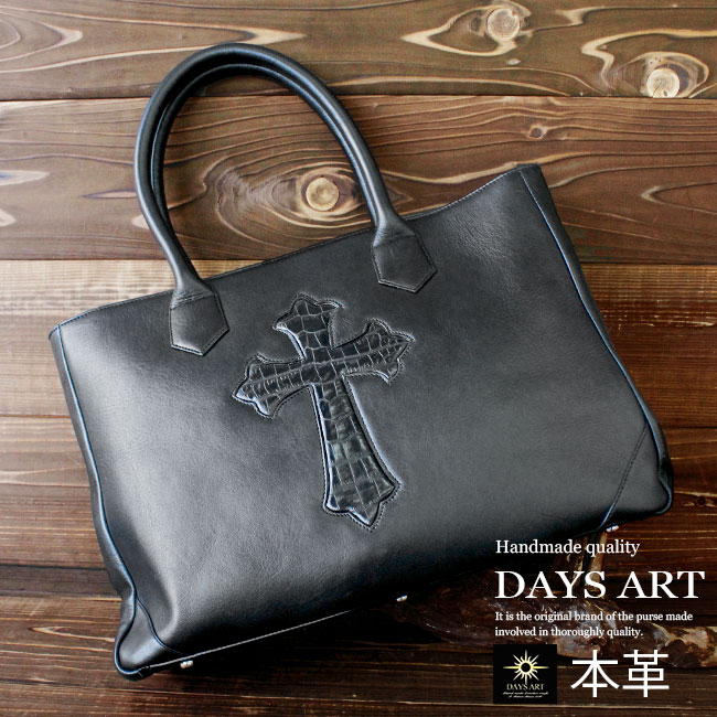 楽天市場】本革 レザートートバッグ クロコダイル型押し クロス