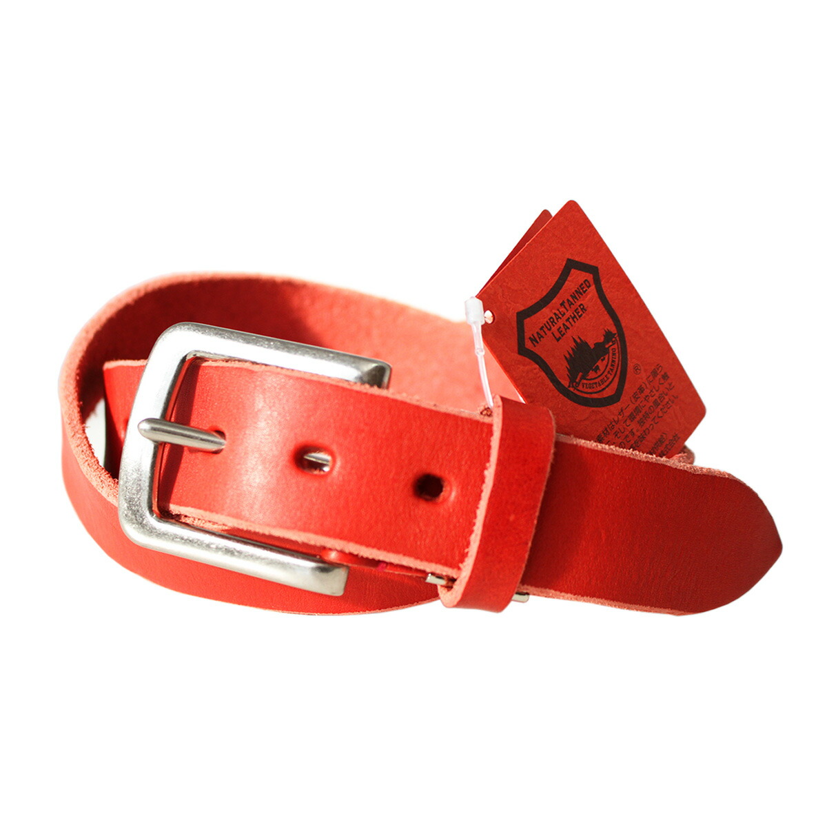 楽天市場】栃木レザー レザーベルト メンズ 本革 厚手 ワニ口 バックル