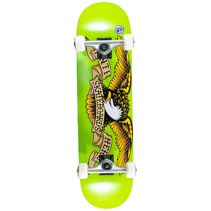 楽天市場】アンタイヒーロー スケートボード コンプリート 8.0インチ