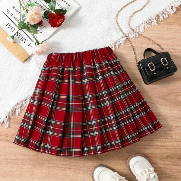 楽天市場】子供 スカート ミニスカート プリーツスカート チェック柄