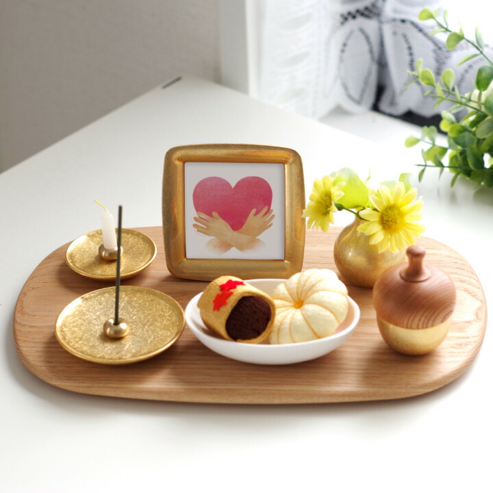 楽天市場】ミニ仏具 まどか どんぐりん 6点セット 国産 ゴールド