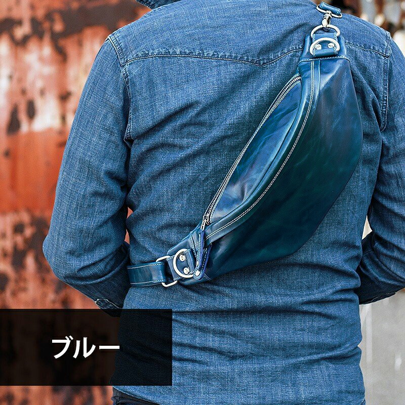 楽天市場】Deep zone ボディバッグ メンズ 本革 大容量 斜めがけ ワン