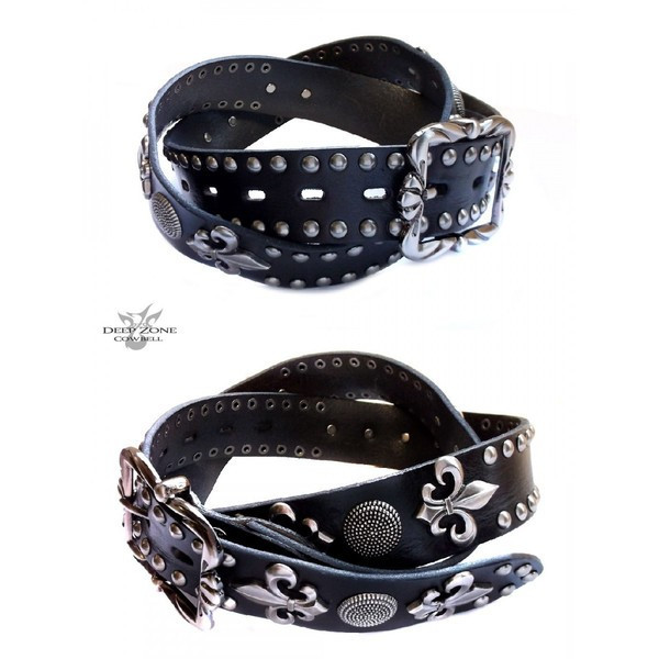 楽天市場】ベルト メンズ 本革 レザー リリィスタッズベルト クラウン