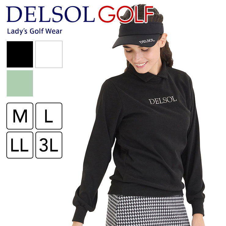 楽天市場】デルソルゴルフ バックタック起毛プルオーバー ゴルフウェア