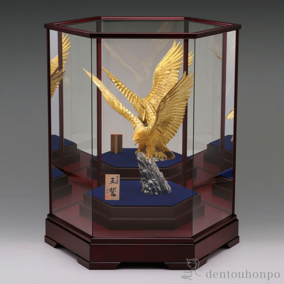 楽天市場】純金 王鷲 A 1000g ( プレート名入れ有料 木札名入れ有料