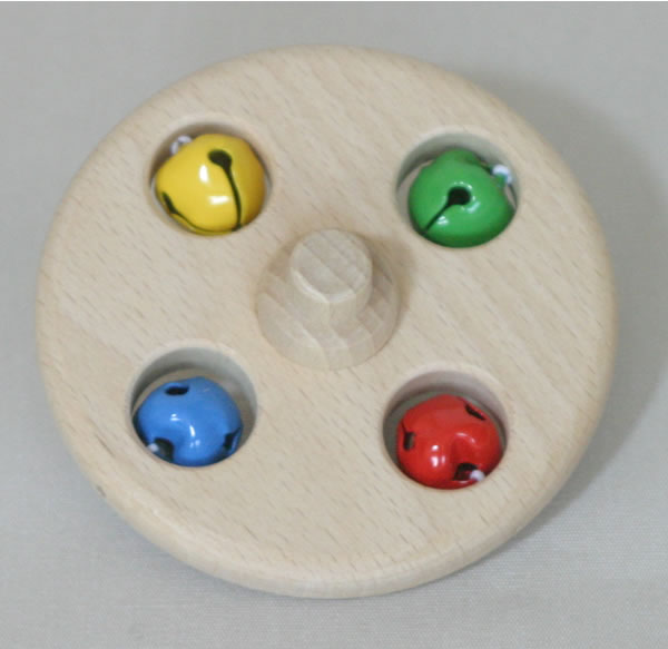 楽天市場】nic ニック社 スロープ 鈴付き円盤（ビー玉転がし 木製