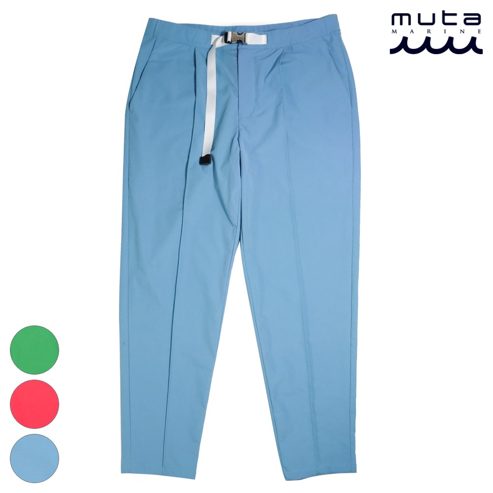 楽天市場】muta ベルト付き カラーパンツ MMBC-190803 BLACK ムータ 長