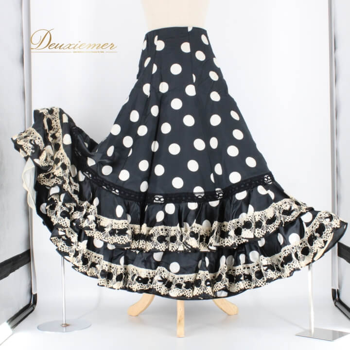 楽天市場】フラメンコスカート 水玉の通販