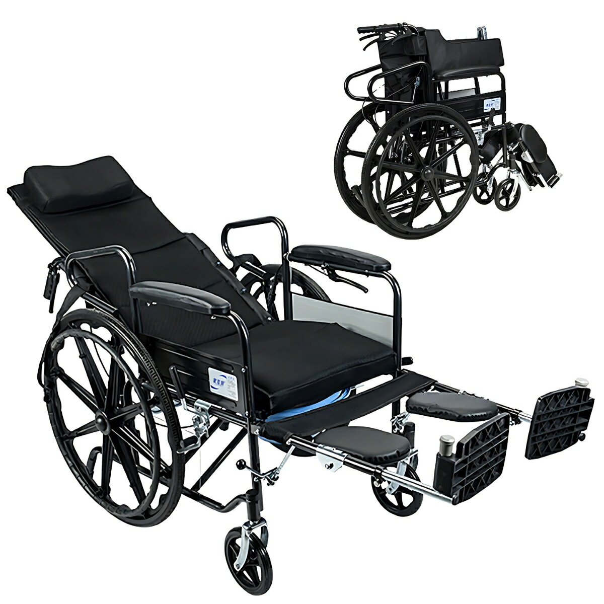 楽天市場】車椅子 折りたたみ リクライニング 軽量 コンパクト 介護