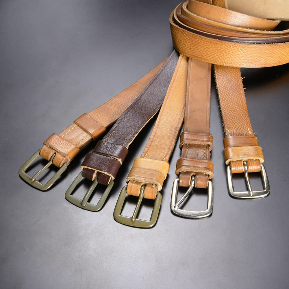 楽天市場】チェコ軍放出品 レザーベルト 本革 ブラウン [ 110cm ] 茶色