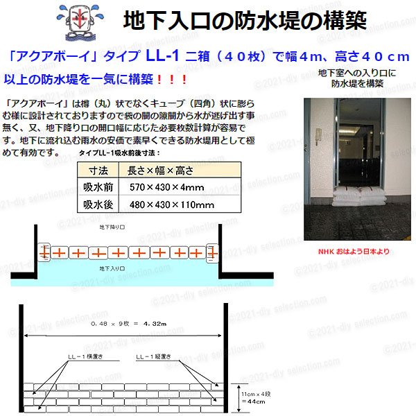 楽天市場】［AQUA-BOY］アクアボーイ 吸水バッグ LL-1（吸水量:20L