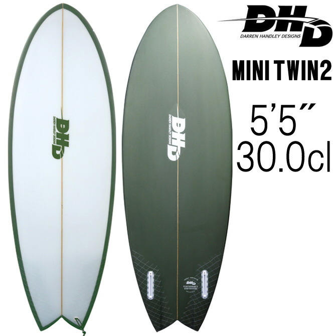 楽天市場】DHD サーフボード ミニツイン2 モデル 5'5