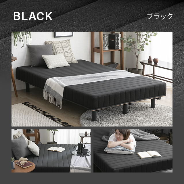 楽天市場】脚付きマットレス ベッド シングルベッド ロール 脚付き