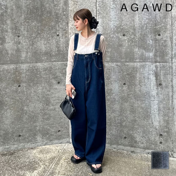 サロペット・オーバーオール・オールインワン agawd Denim All in one