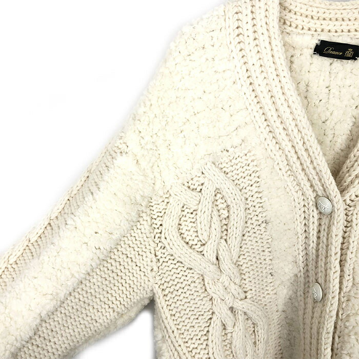 楽天市場】【中古】ドゥロワー Drawer エルボーパッチ ムートン ニット