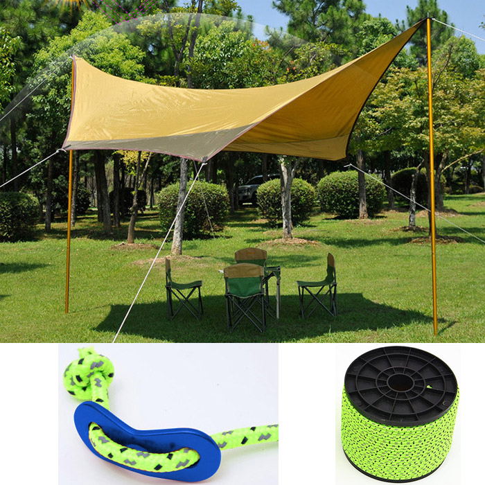 楽天市場】テントロープ パラコード タープロープ ガイロープ 光 反射