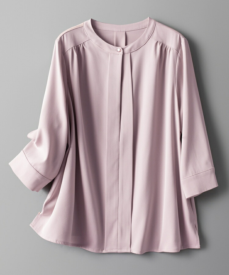 楽天市場】【2394円クーポン利用で】ブラウス 七分袖 とろみ素材 春 夏