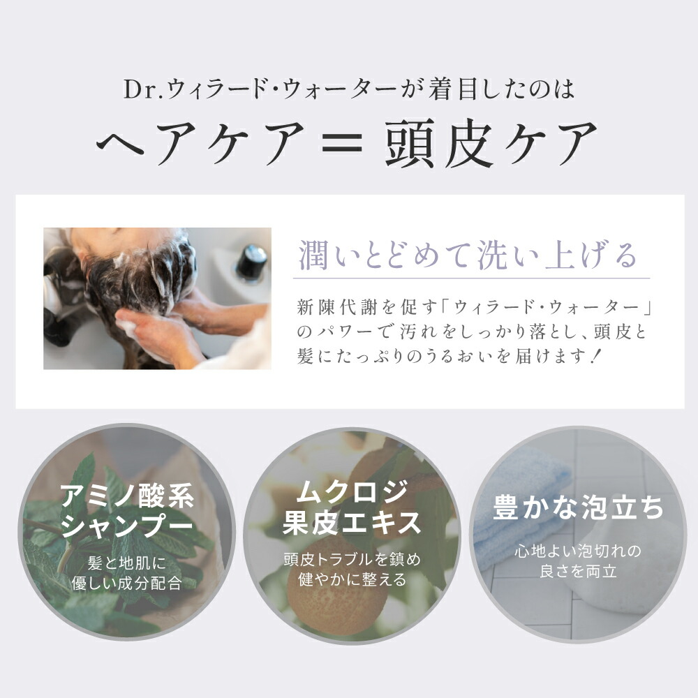 楽天市場】【5%OFFクーポン】Dr.ウィラード ヘアシャンプー シャンプー