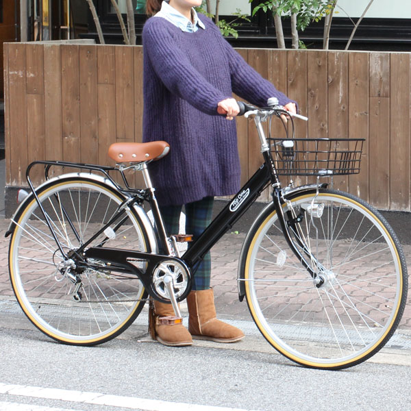 楽天市場】【自転車専門店】ママチャリ 自転車 27 インチ シマノ製