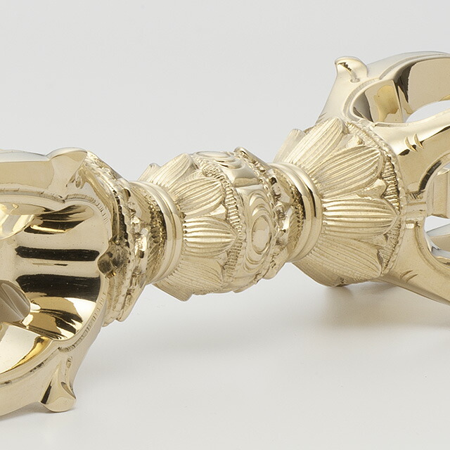 楽天市場】【密教法具 寺院用仏具】鳴金五鈷杵 細型 6寸 長さ 18cm