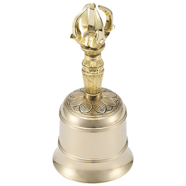 楽天市場】【密教法具 寺院用仏具】 金剛鈴 中型 高さ16.3cm×口径7.1cm