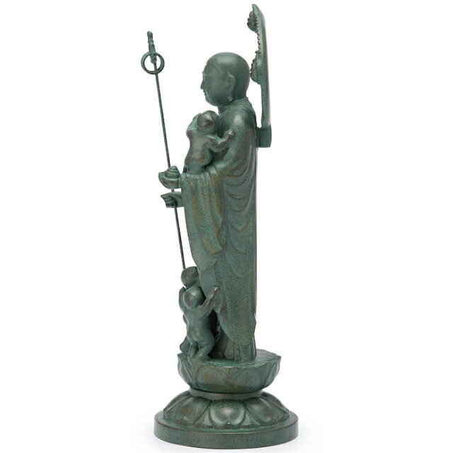 楽天市場】水子地蔵菩薩(子安地蔵菩薩) 合金製青銅色 15.5cm【牧田秀雲