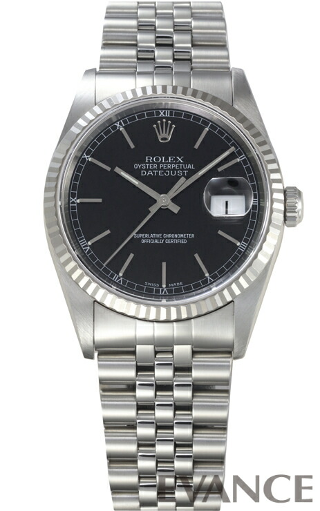 楽天市場】【中古】 ロレックス デイトジャスト 16234 ブラック P番