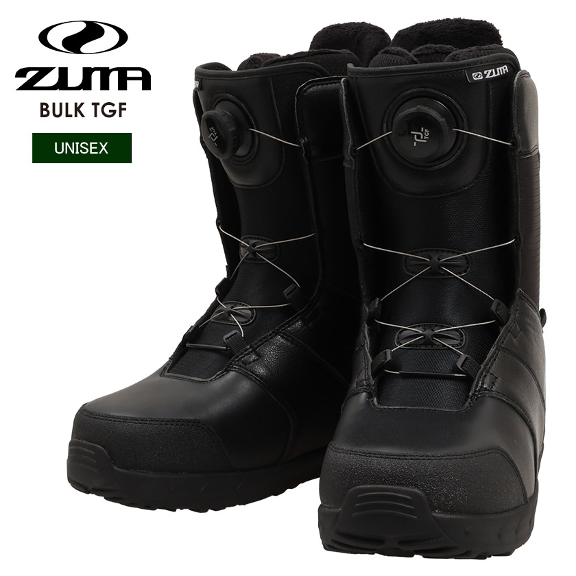 楽天市場】ZUMA スノーボードブーツ FERRY-Atop BLACK ダイヤル式 大人