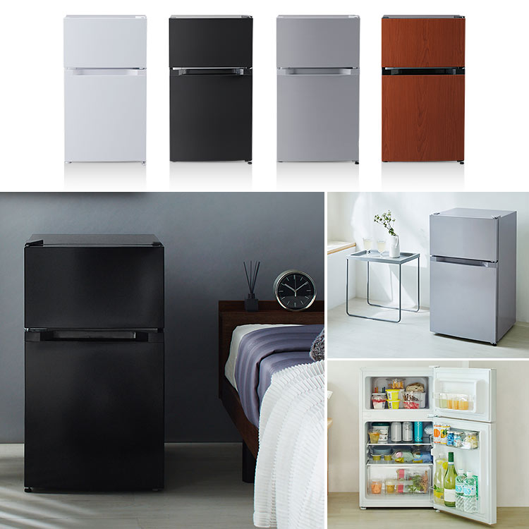 楽天市場】冷蔵庫 一人暮らし 小型 2ドア 87L 右開き コンパクト 冷蔵