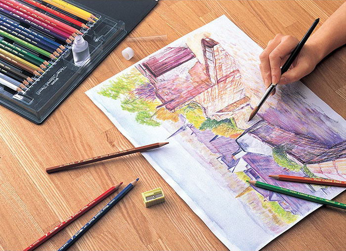 楽天市場】サクラ 色鉛筆 / 水彩色鉛筆24色（EPY24）【SAKURA 筆記具