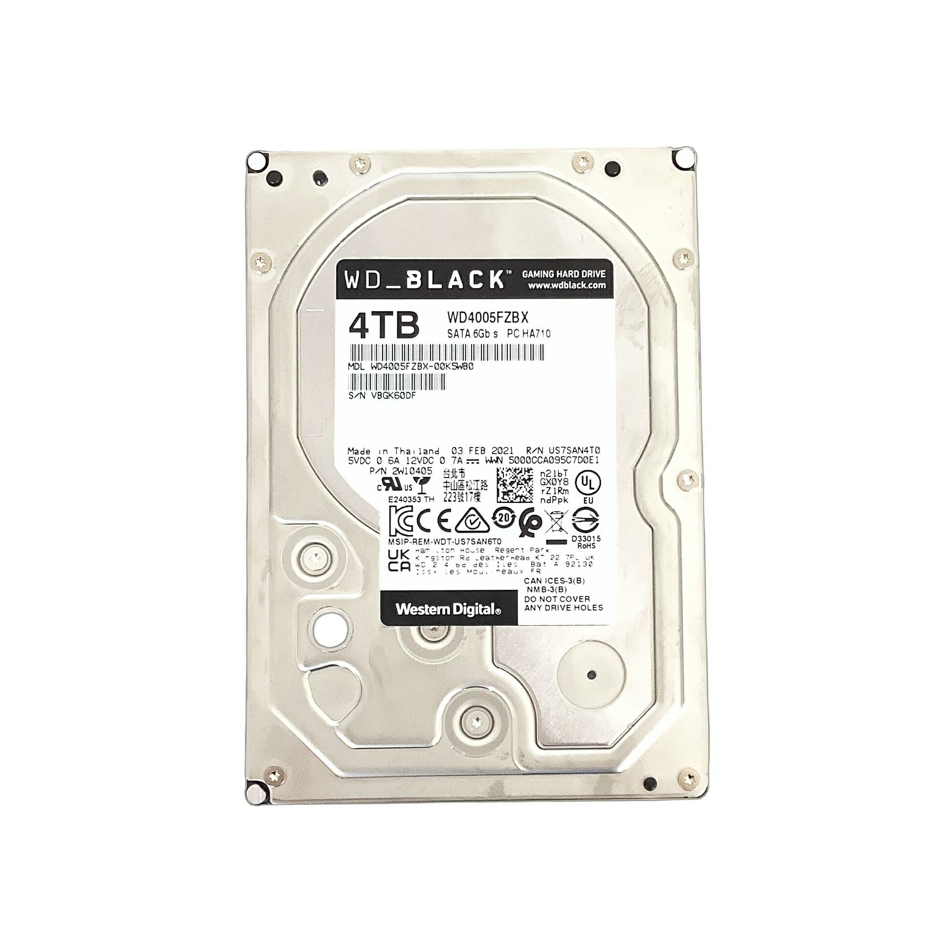 楽天市場】R053-4 TB 3.5 インチ SATA HDD 1点 SEAGATE/HP/WD /TOSHIBA