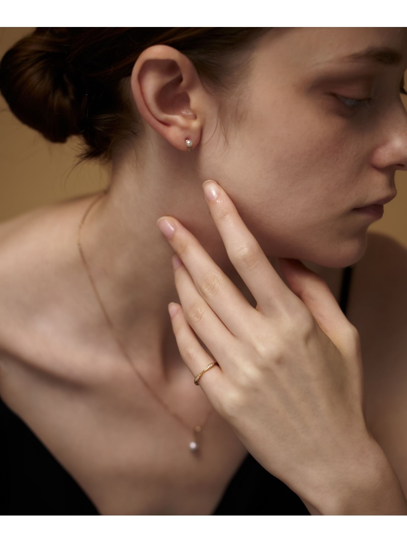 楽天市場】[プレイリング] K18YG ダイヤモンド ピンキーリング ete