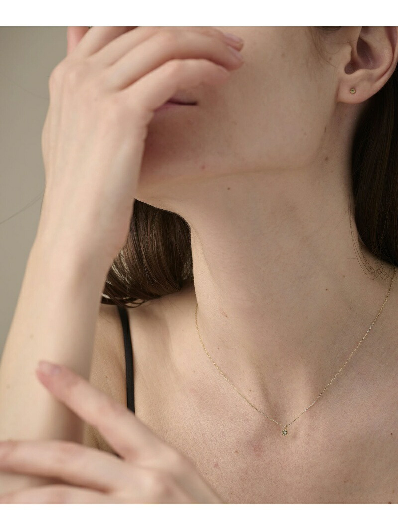 楽天市場】K18YG フルール ネックレス(誕生石 5・7・9月) ete エテ