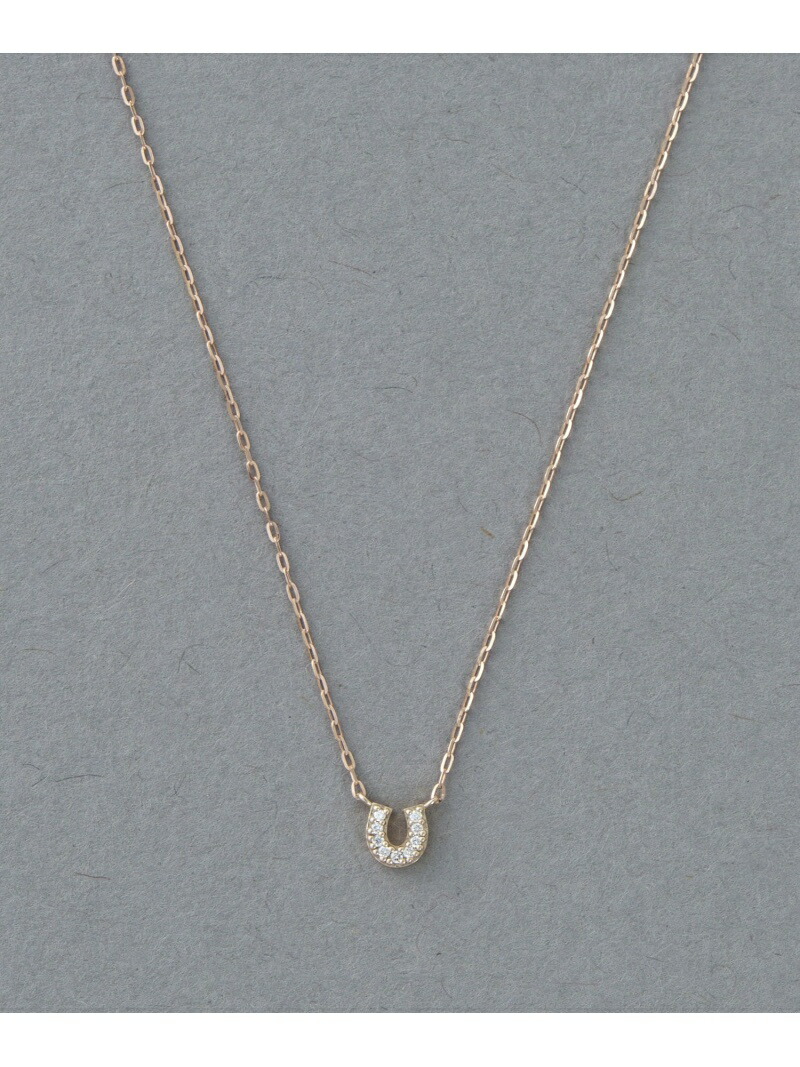 楽天市場】K10MPG ダイヤモンド ホースシュー ネックレス ete エテ