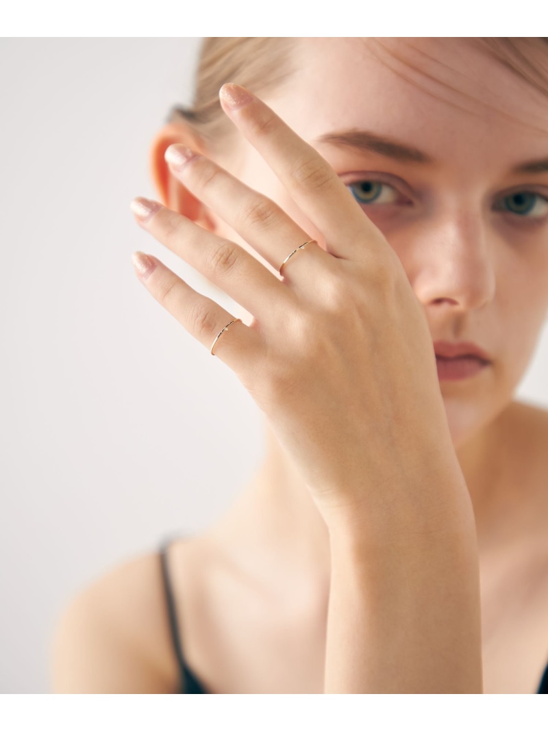 楽天市場】[ONLINE Limited] K10YG ダイヤモンド リング ete エテ