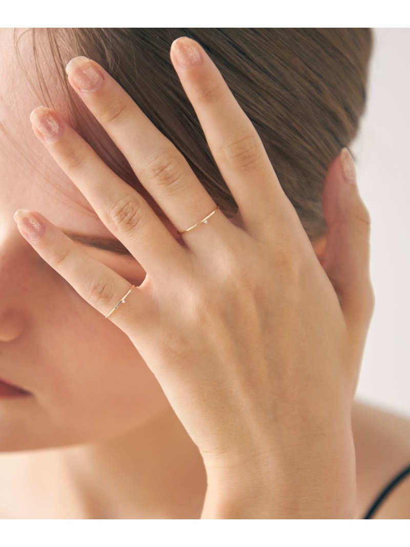 楽天市場】[ONLINE Limited] K10YG ダイヤモンド リング ete エテ