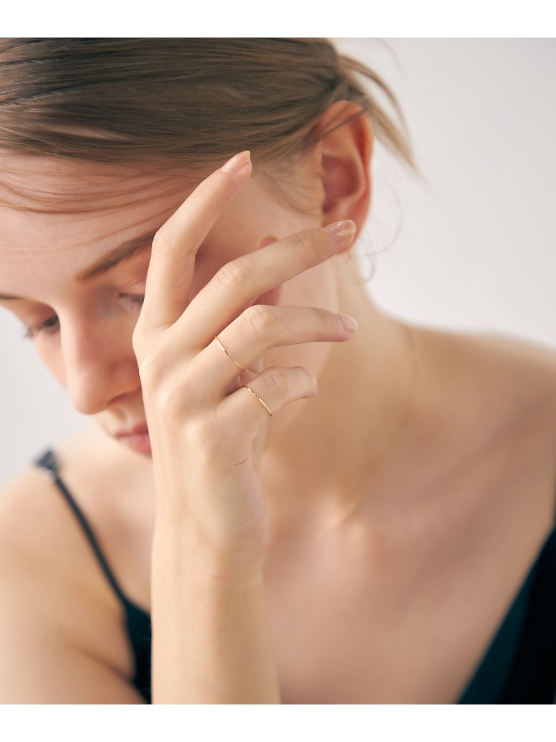 楽天市場】[ONLINE Limited] K10YG ワイヤーリング ete エテ