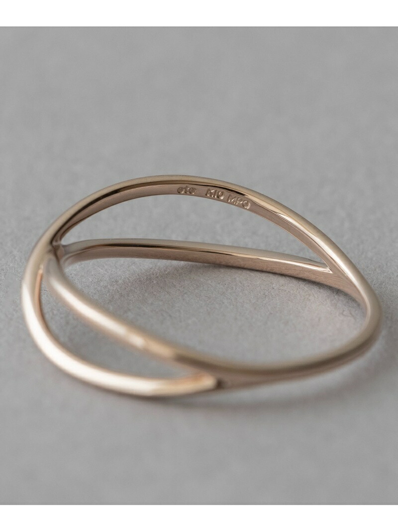 楽天市場】[ミストピンク] K10MPG クロス リング ete エテ