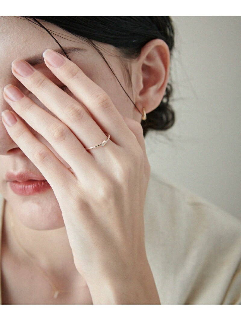 楽天市場】[レイヤード] K10YG ダイヤモンド リング ete エテ