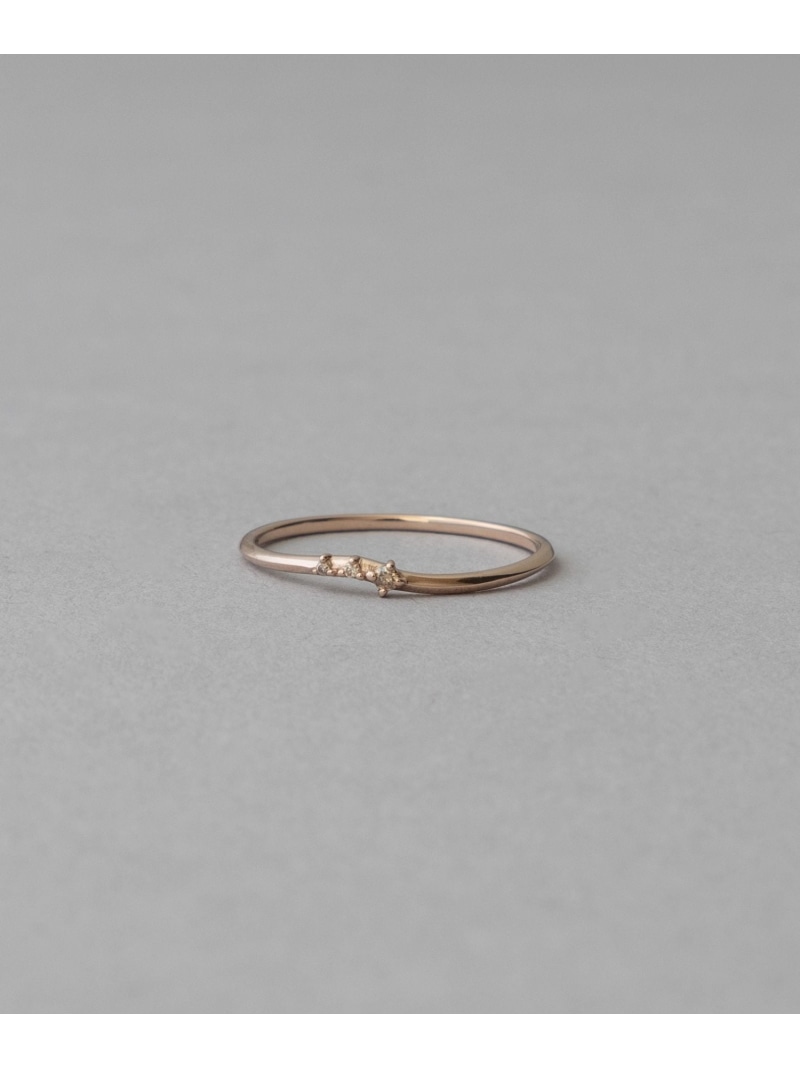 楽天市場】[レイヤード] K10MPG ブラウンダイヤモンド リング ete エテ