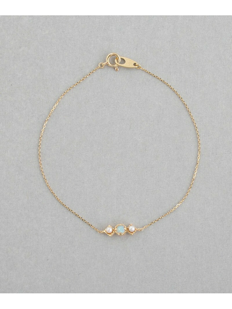 楽天市場】K10YGオパール&パールブレスレット ete エテ アクセサリー