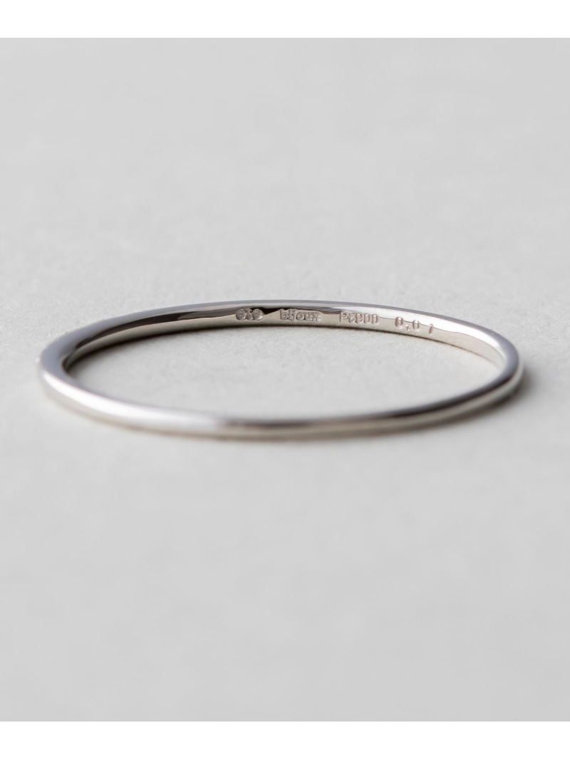楽天市場】PT900 スキニー ダイヤモンド リング ete bijoux エテ