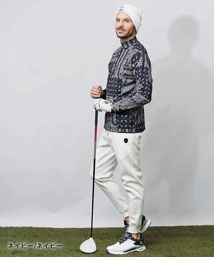 楽天市場】【DIVINER GOLF】 ゴルフウェア モックネック 長袖Tシャツ