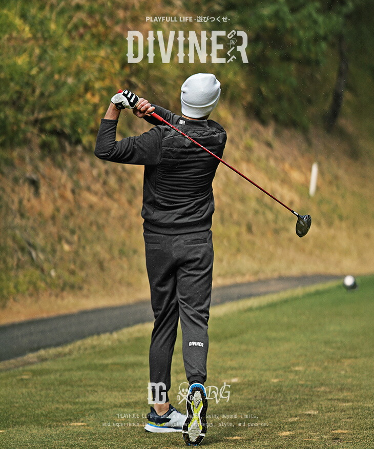 楽天市場】【DIVINER GOLF】 ゴルフウェア メンズ セットアップ 冬