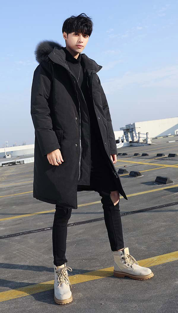 楽天市場】送料無料 ダウンコート メンズ ベンチコート リアルファー