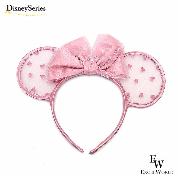 楽天市場】ミニー カチューシャ ピンク レース ディズニーリゾート限定