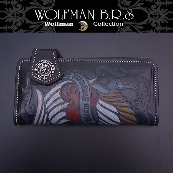 楽天市場】ウルフマン WOLFMAN BRS 長財布 セイクリッドブレード