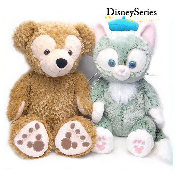 楽天市場】ダッフィー＆ジェラトーニ ぬいぐるみ Mサイズ ペアセット