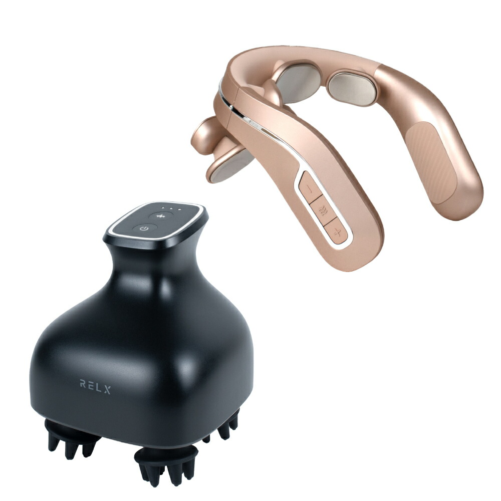 楽天市場】RELX リラクス EMS ヘッドスパ ネックウォーマー PLUS