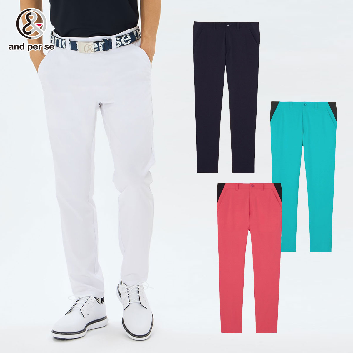 楽天市場】アンパスィ and per se ゴルフウエア メンズ ロングパンツ